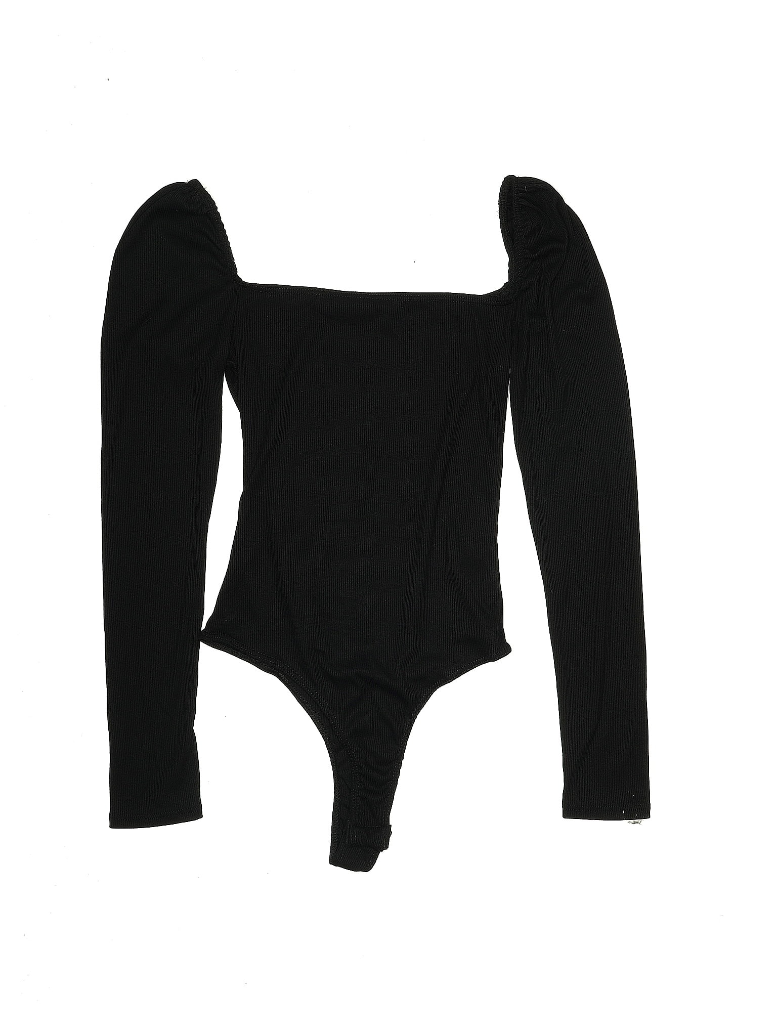 Mikey & Joey Solid Black Bodysuit Size S - 50% off