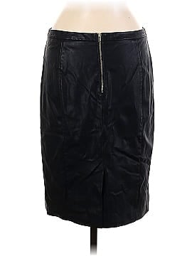 Calvin Klein Faux Leather Skirt (view 2)