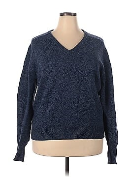CONTEXT exclusively for Lord & Taylor Wool Pullover Sweater (view 1)