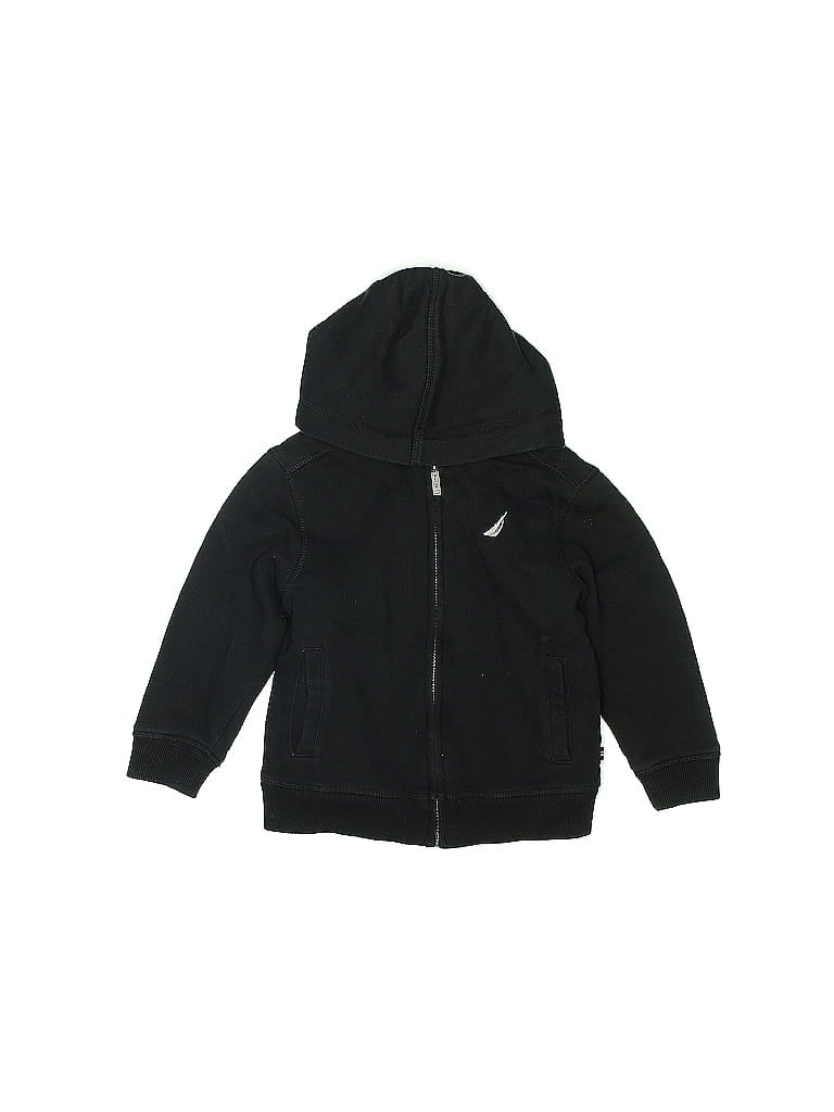 Nautica Black Fleece Jacket Size 5 - photo 1