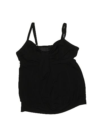 Lands' End Solid Black Swimsuit Top Size XL (38DD) - 60% off