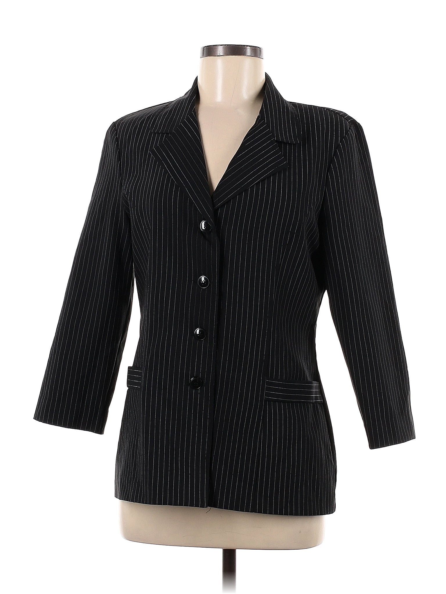 Black Side Stripe Stars Blazer