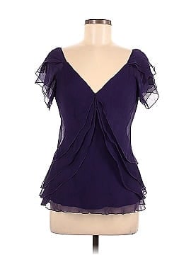 Diane von Furstenberg Short Sleeve Silk Top (view 1)