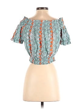 Feather Bone by Anthropologie Short Sleeve Blouse (view 2)