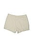 Gap 100% Cotton Jacquard Solid Tortoise Acid Wash Print Chevron-herringbone Brocade Tan Shorts Size 14 - photo 2