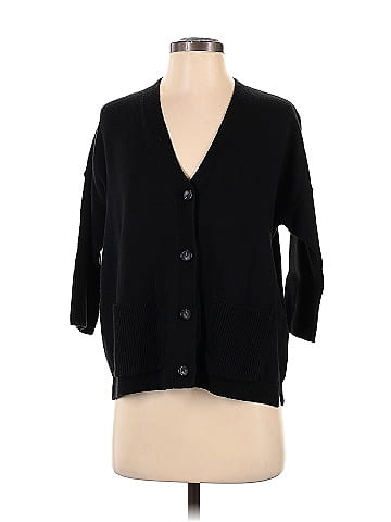 J.Jill Solid Black Casual Dress Size L (Petite) - 70% off