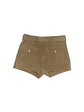 FRAME Denim Leather Shorts (view 1)