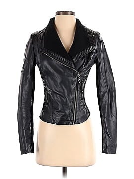 Suzy Shier Faux Leather Jacket (view 1)