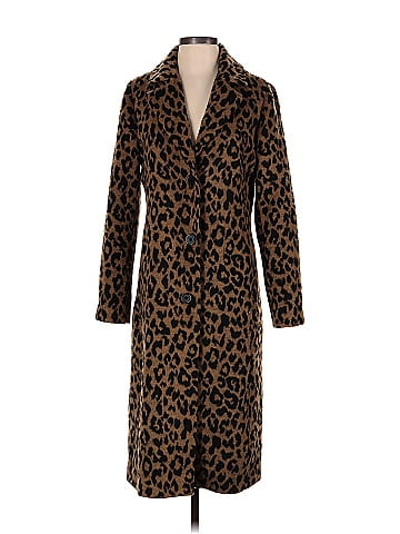 Bernardo leopard cheap print coat