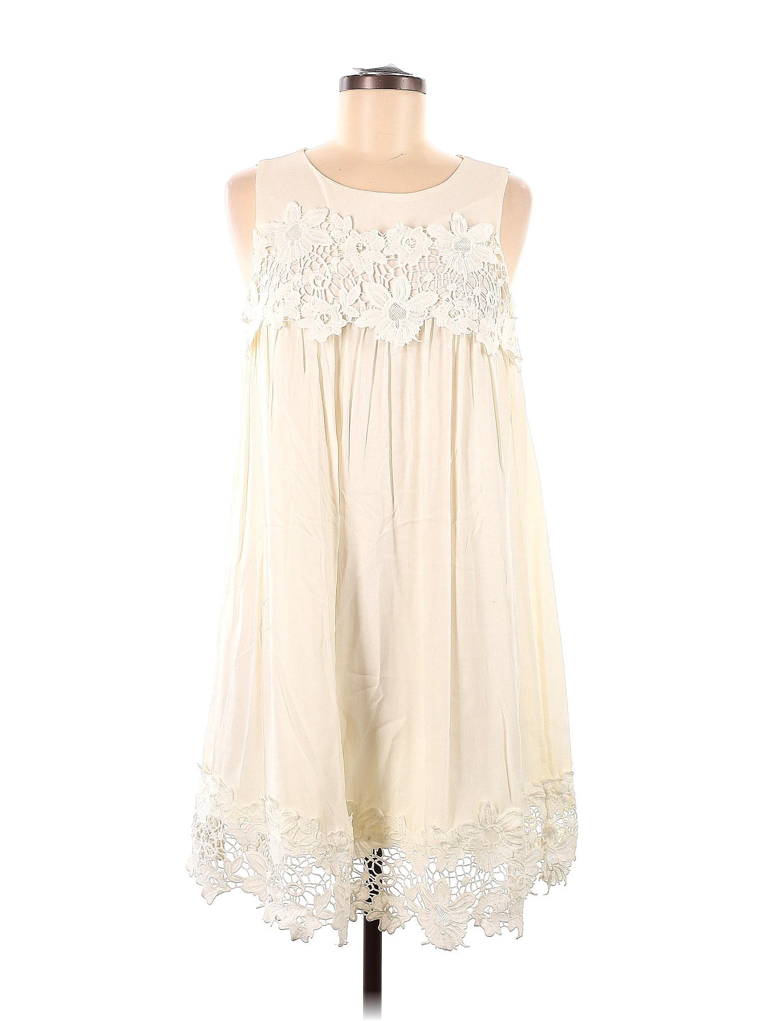 She + Sky Ivory Casual Dress Size M 68 off ThredUp