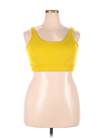 all in motion Yellow Sports Bra Size XXL - 29% off