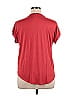 Cable & Gauge Red Short Sleeve Blouse Size XL - photo 2