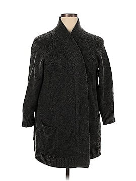 J.Jill Color Block Polka Dots Black Silk Pullover Sweater Size 2X (Plus) -  84% off