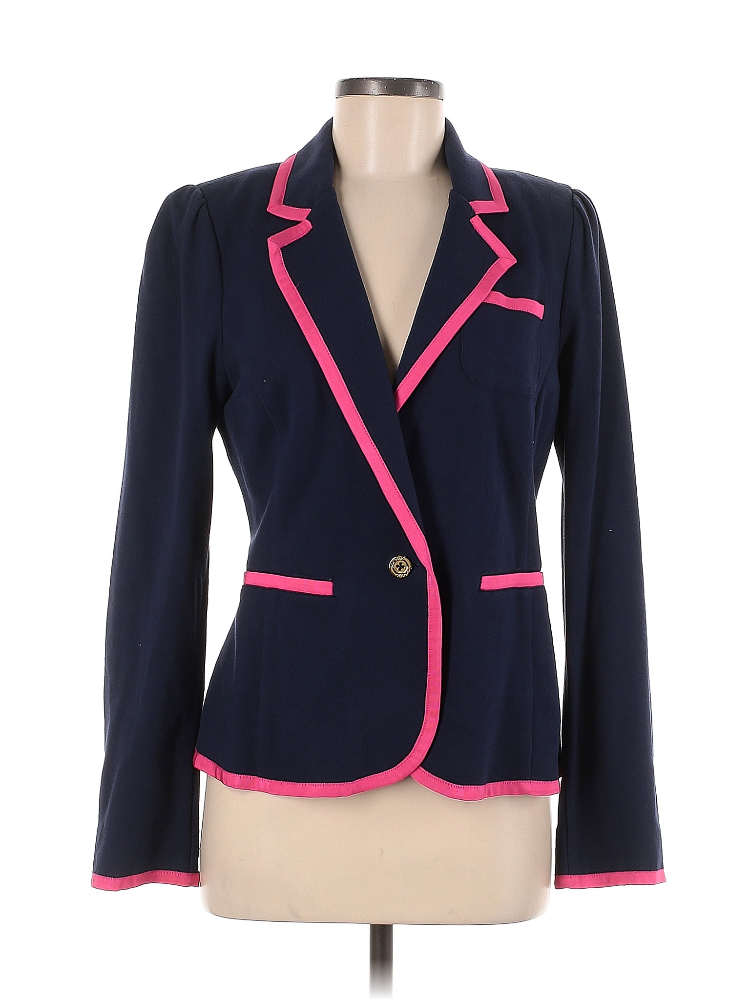 Lily - Solid Blazer Navy main image 1