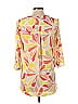 Hutch 100% Polyester Orange 3/4 Sleeve Blouse Size XS - photo 2