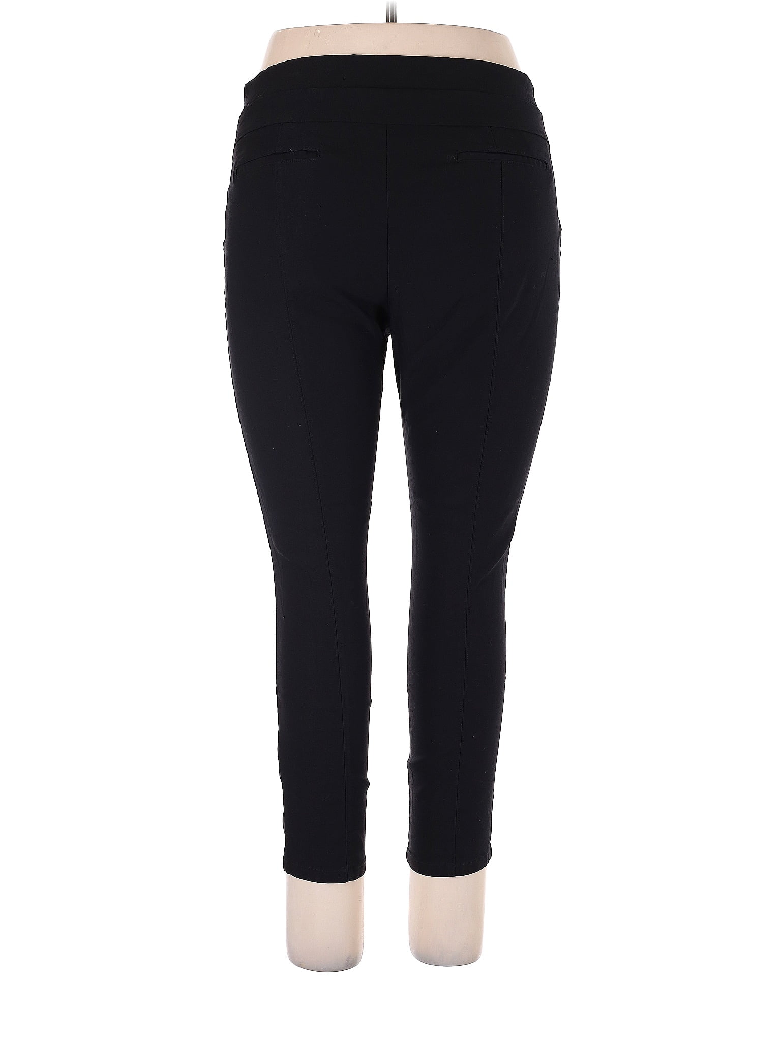 Simply Vera Vera Wang Black Casual Pants Size 1X (Plus) - 56% off