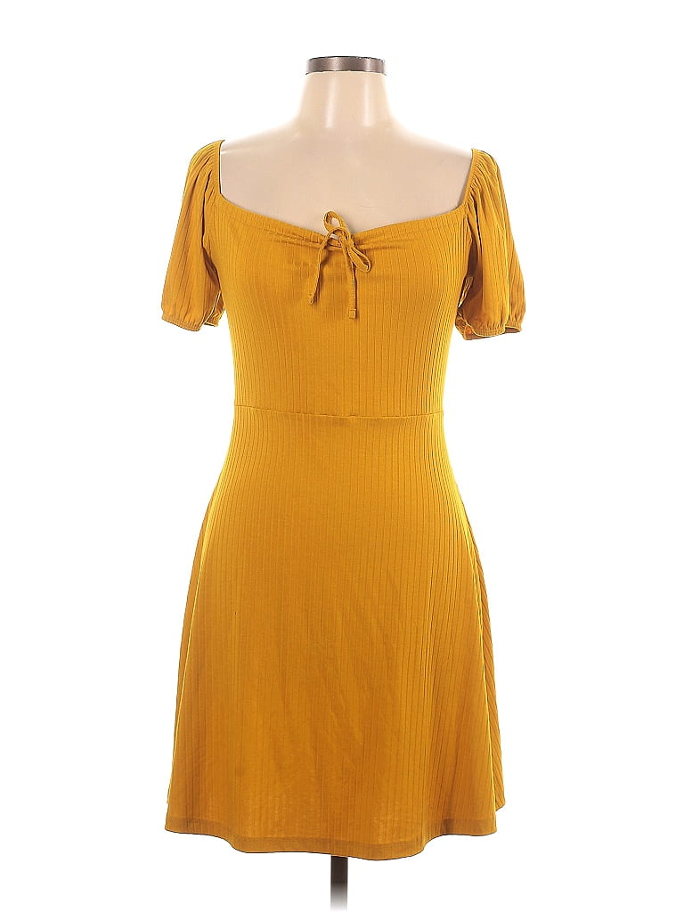 New Look Yellow Casual Dress Size 10 - photo 1