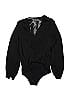 Love & Other Things 100% Polyester Black Bodysuit Size XS - photo 1