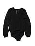 Love & Other Things 100% Polyester Black Bodysuit Size XS - photo 2