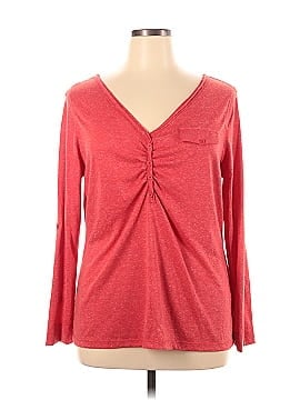 Lane Bryant Outlet Long Sleeve Henley (view 1)