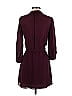 Babaton 100% Silk Solid Burgundy Casual Dress Size XS - photo 2