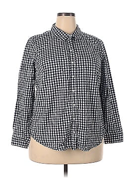 Crown & Ivy Long Sleeve Button-Down Shirt (view 1)