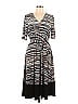 Hobbs London Marled Graphic Gray Casual Dress Size 10 - photo 1