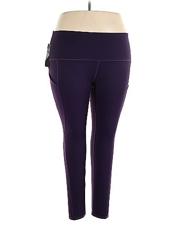 Ododos Purple Active Pants Size 3X (Plus) - 25% off