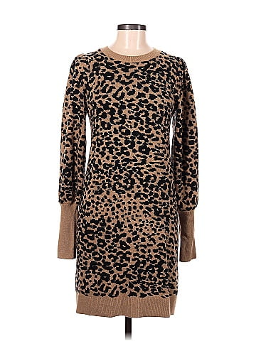 Ann taylor hot sale loft leopard dress