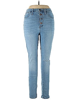 Madewell Tall 11" High-Rise Roadtripper Jeans in Beckwith Wash: Button-Front Edition (view 1)