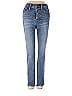 Madewell Tweed Chevron-herringbone Stripes Blue Jeans Size 23 waist - photo 1