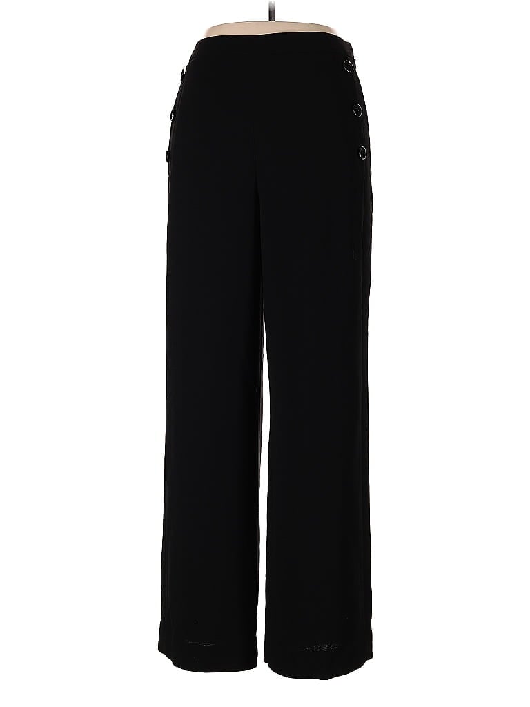DKNY 100% Polyester Black Dress Pants Size 14 - photo 1