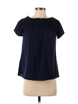 Eva Mendes by New York & Company Short Sleeve Blouse (view 1)