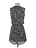 Noir 100% Polyester Grid Graphic Black Casual Dress Size S - photo 2