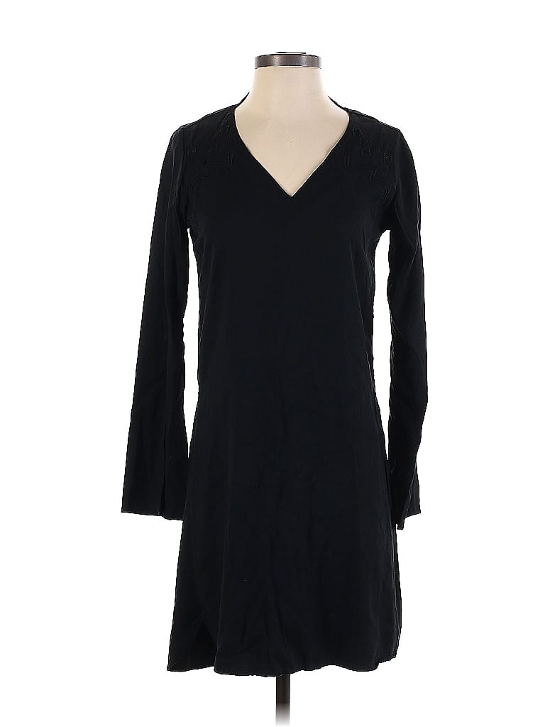 Scotch & Soda Solid Black Casual Dress Size P (petite) - photo 1