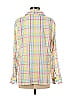 Talbots Outlet 100% Cotton Plaid Checkered-gingham Yellow Long Sleeve Blouse Size S (Petite) - photo 2