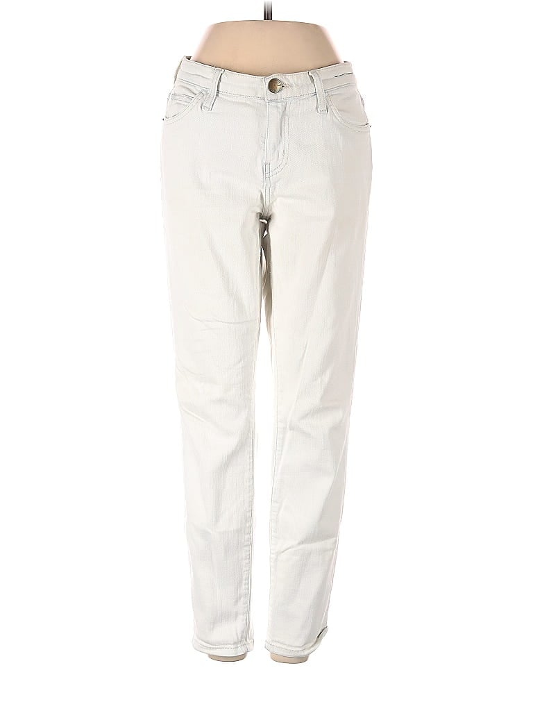 Pre-owned Current Elliott Jeans In White