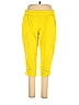 Jennifer Lauren 100% Polyester Solid Yellow Casual Pants Size XL - photo 1