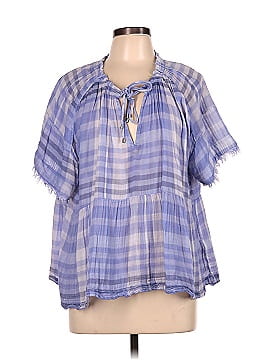Pilcro by Anthropologie Short Sleeve Blouse (view 1)