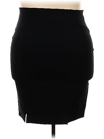 SPANX Solid Black Casual Skirt Size 3X (Plus) - 61% off