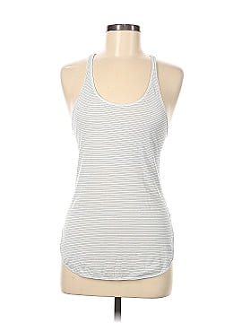 Lululemon Athletica Color Block Stripes White Active Tank Size 8 - 59% off