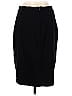 White House Black Market Solid Black Casual Skirt Size 8 - photo 2