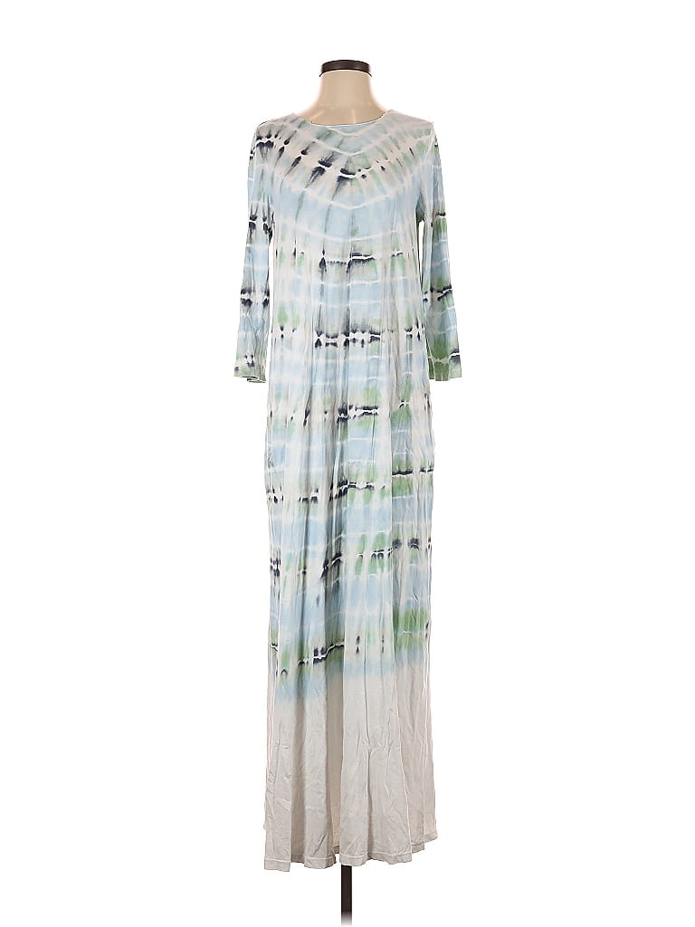 Bailey 44 100% Cotton Acid Wash Print Graphic Tie-dye Gray Casual Dress Size 3 - photo 1