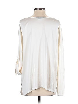 Vince. 3/4 Sleeve Silk Top (view 2)