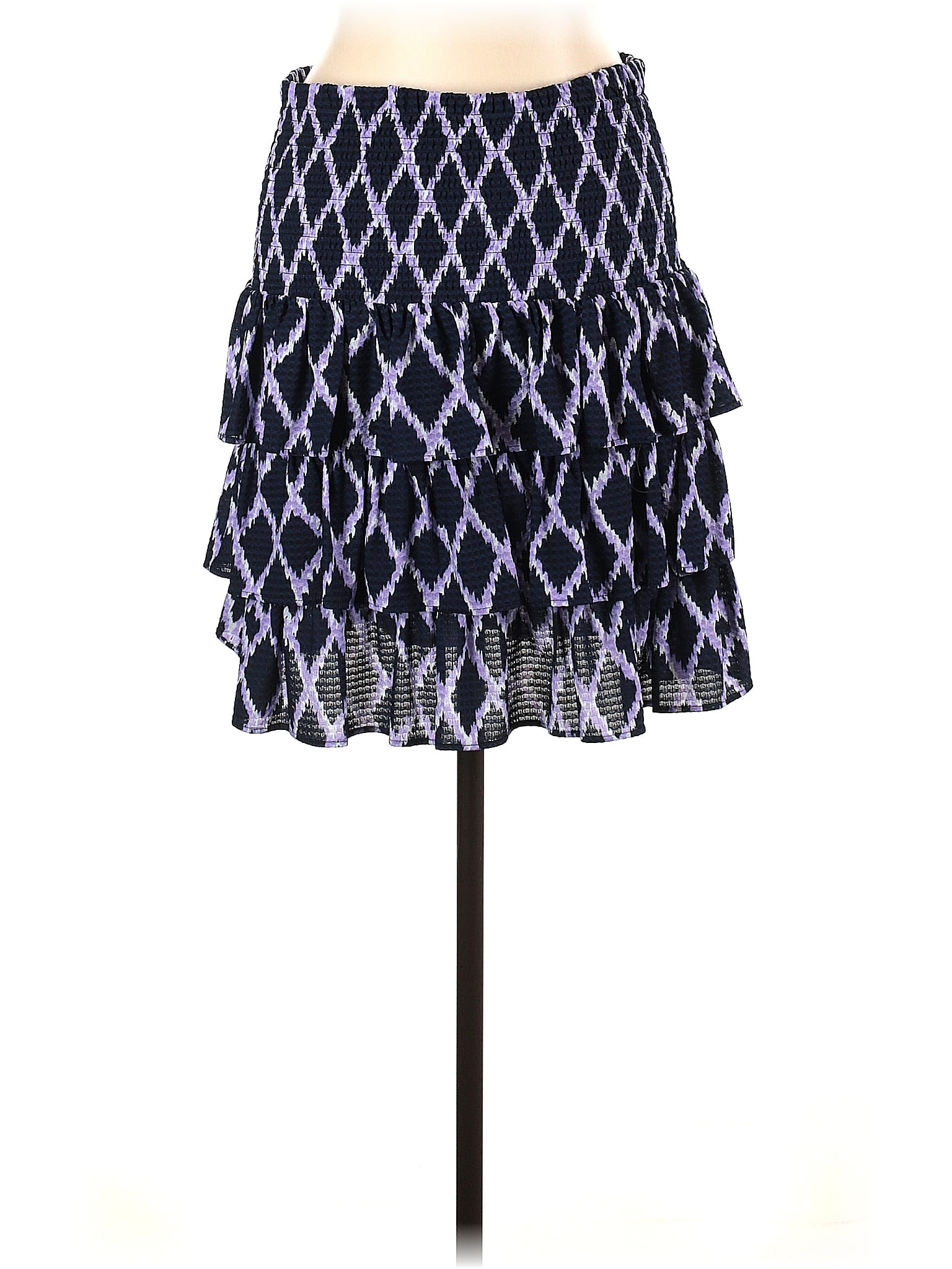 Buy Free People Ruffle Me Up Skirt - Halogen Blue At 65% Off