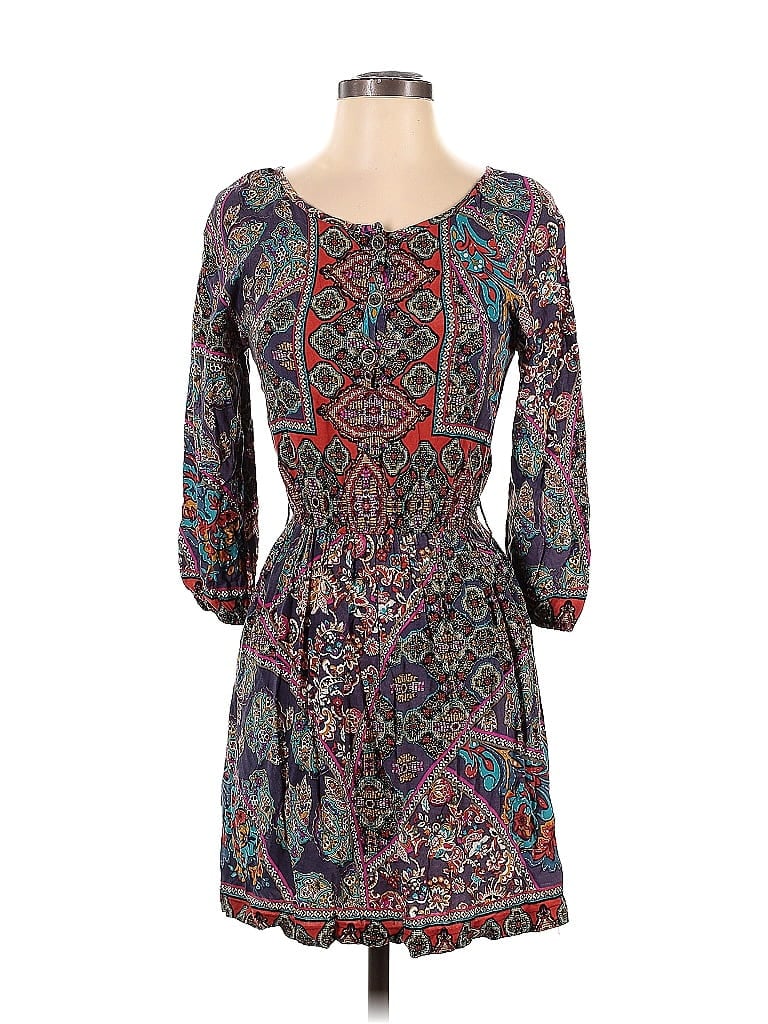 Pre-owned Assorted Brands Casual Dress In Blue