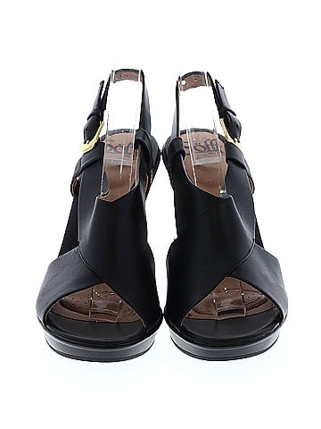 Sofft 100% Leather Solid Black Heels Size 8 1/2 - 64% off