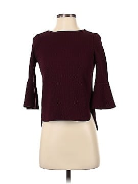 Zara W&B Collection 3/4 Sleeve Top (view 1)