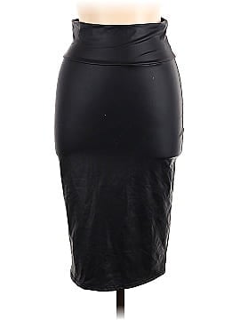 La Scala Faux Leather Skirt (view 1)