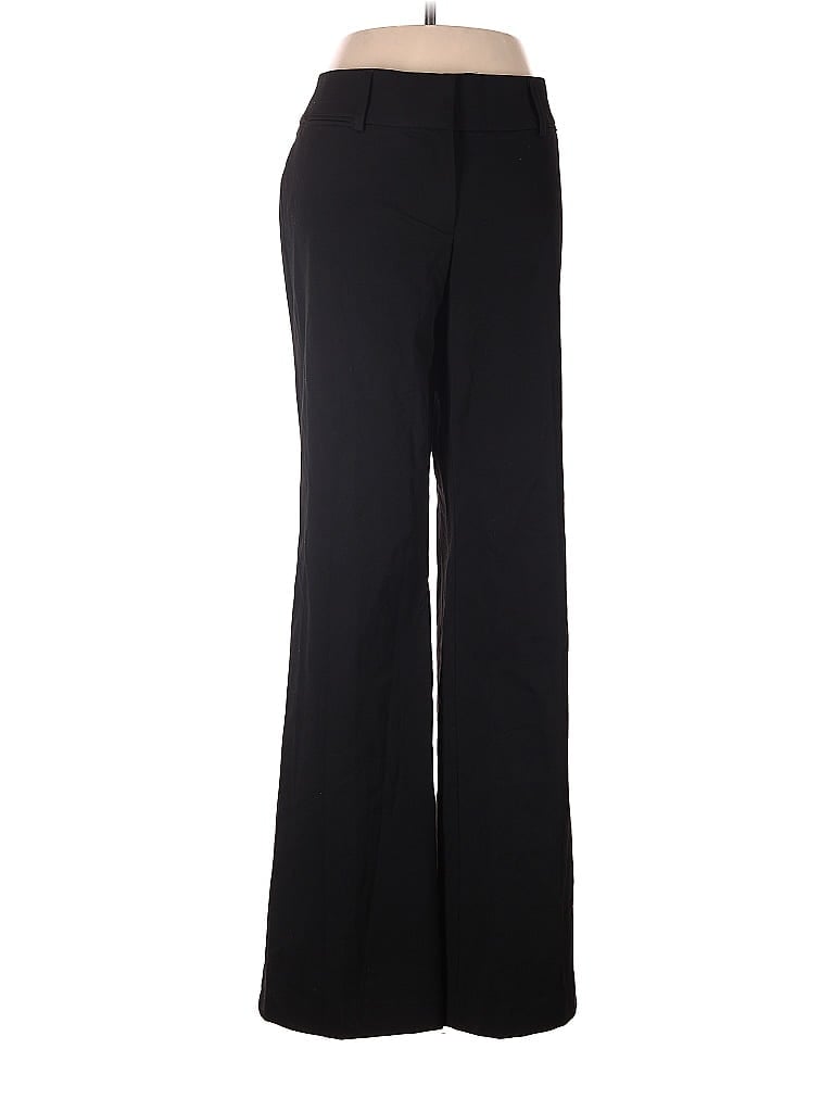 Ann Taylor LOFT Solid Black Dress Pants Size 6 - photo 1